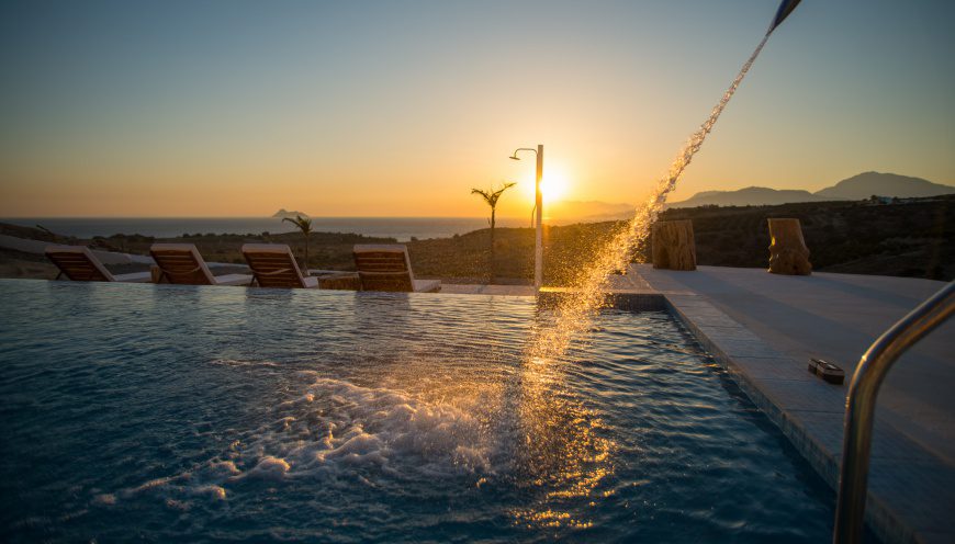 Villa With Sunset Views in Crete