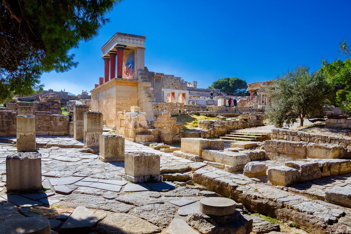 Palace Of Knossos Crete Palace Of Knossos Crete